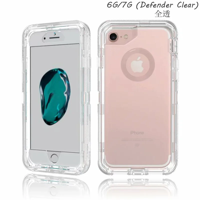 Front&Back 360 Protective Clear Cover Case For iPhone 5 5s SE 6s 6 7 8 Plus X XR XS MAX Crystal TPU Cover Shell Mobile Phone Bag