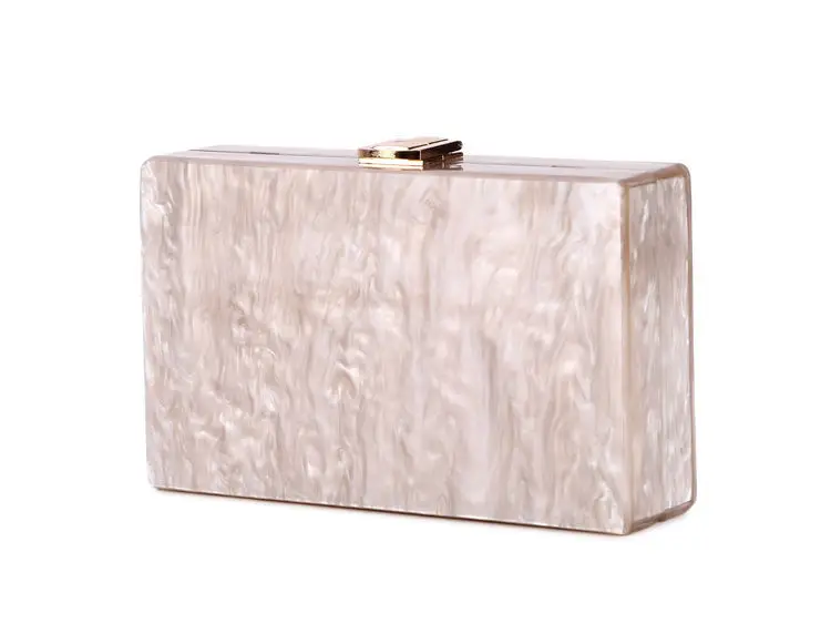 Brand Women Evening Bag Party pearl White /blue/beige/red Bag Women Girls Wedding Clutches Handbag Acrylic Shoulder Bag Bolsa