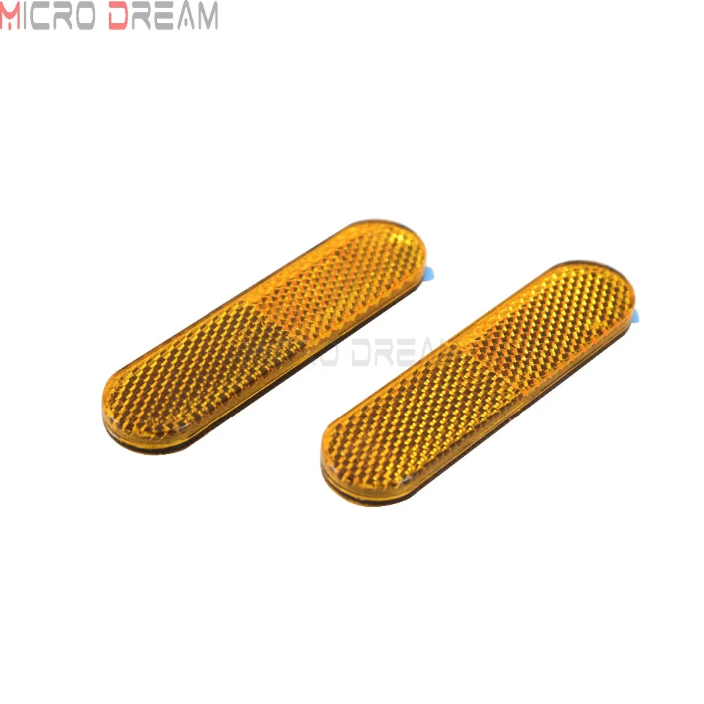 2 sztuk czerwone reflektory plastikowe reflektory motocyklowe reflektory widelec ATV motor terenowy ciężarówka naklejki reflektor ostrzeżenie o bezpieczeństwie uniwersalny — zdjęcie 3