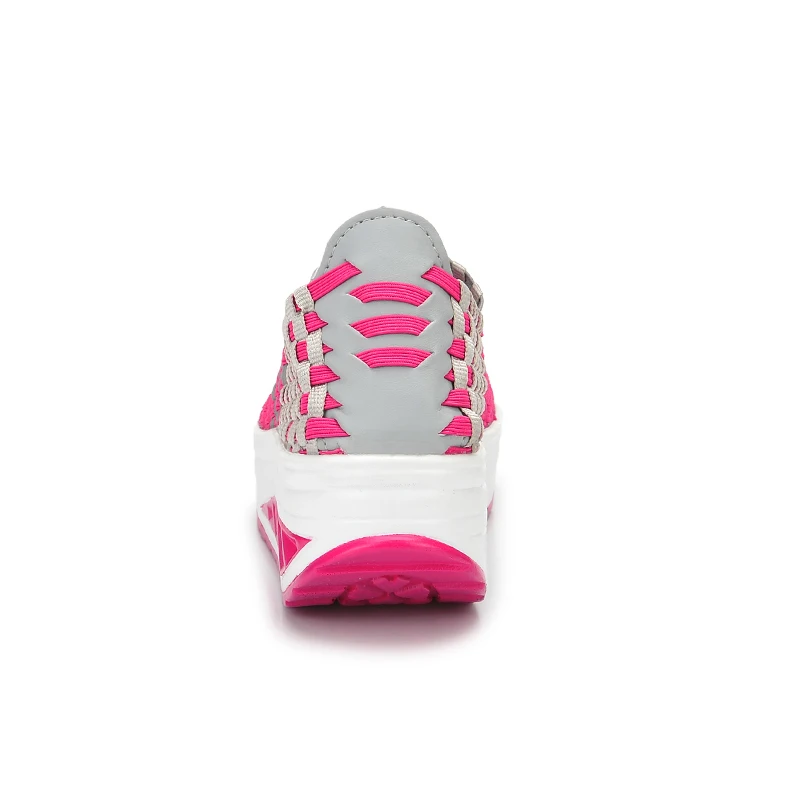 BeckyWalk Donne di Estate Scarpe Da Tennis Della Piattaforma Tessuto Scarpe Da Donna Casual Scarpe Da Tennis Scarpe Donna Scarpe Maglia Scarpe Da