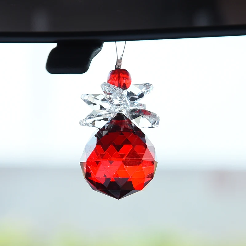 1 pz di Cristallo Suncatcher Palla Appesa Pendente Fatti A Mano FAI DA TE Ornamento di Nozze Decorazione Della Casa