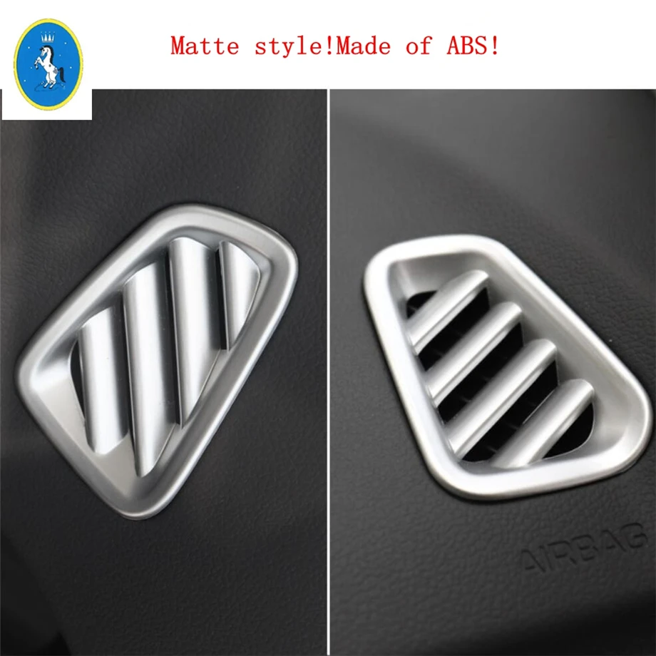

Yimaautotrims Accessory Air Conditioning AC Outlet Vent Cover Trim Fit For Hyundai Tucson 2019 2020 Matte / Carbon Fiber Look