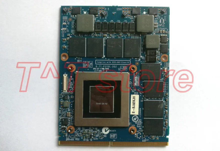 USED GTX880M GTX 880M GDDR5 GPU VGA CARD Board For P157SM P151SM P150SM P170SM P177SM P151SM P375SM-A P570SM 6-71-P370L-D02