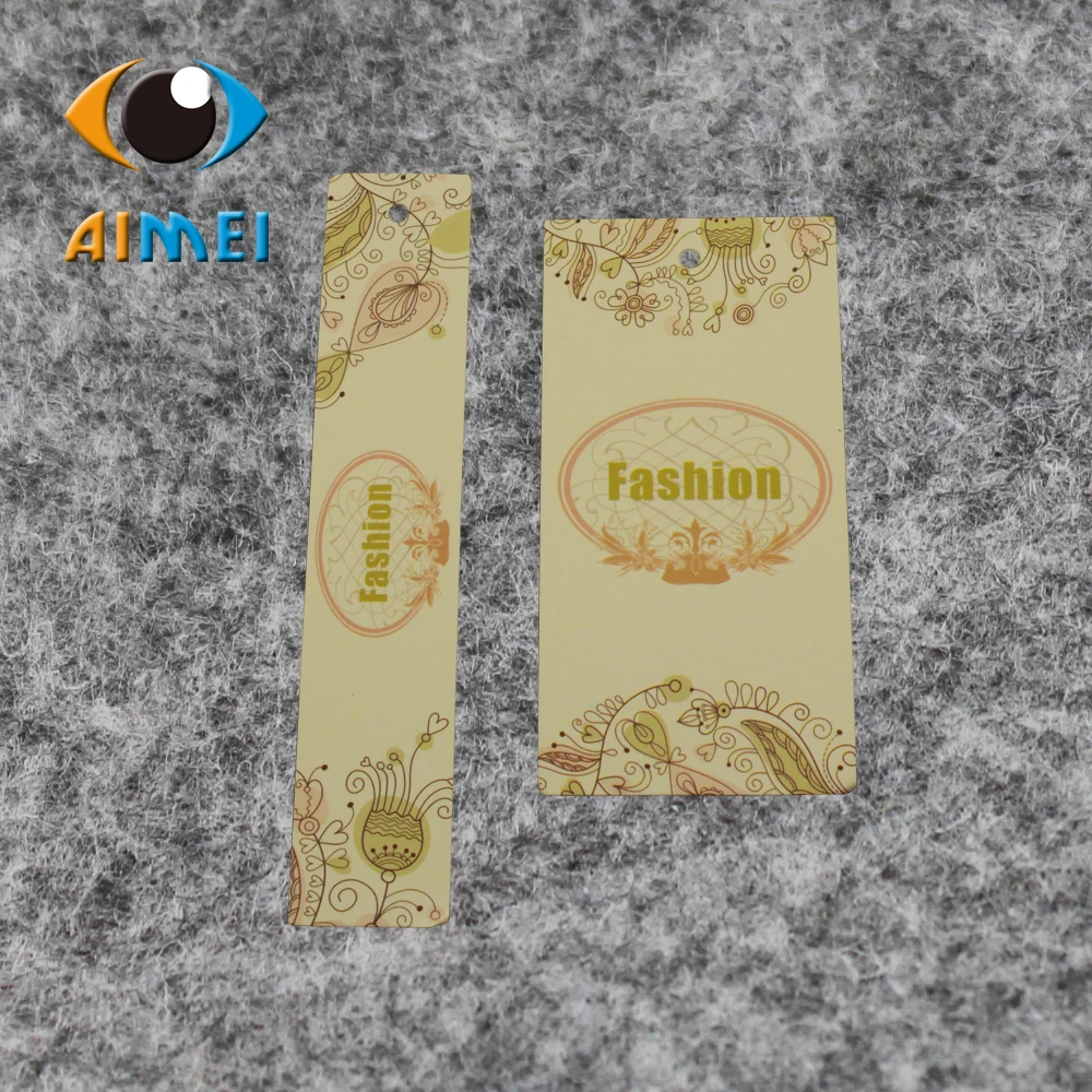 

Custom Private Business Card 500Pcs/Lot Customized Kraft Paper Hang Tags for Clothing Swing Tag for Garment Price Labels