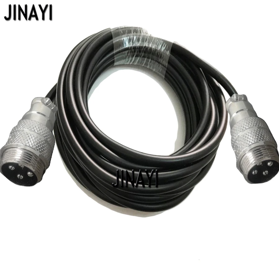 4 pin 4P GX16 16mm Male Female  Air Plug Aviation Socket Connector Plug Cable 1m 3m 5m 10m