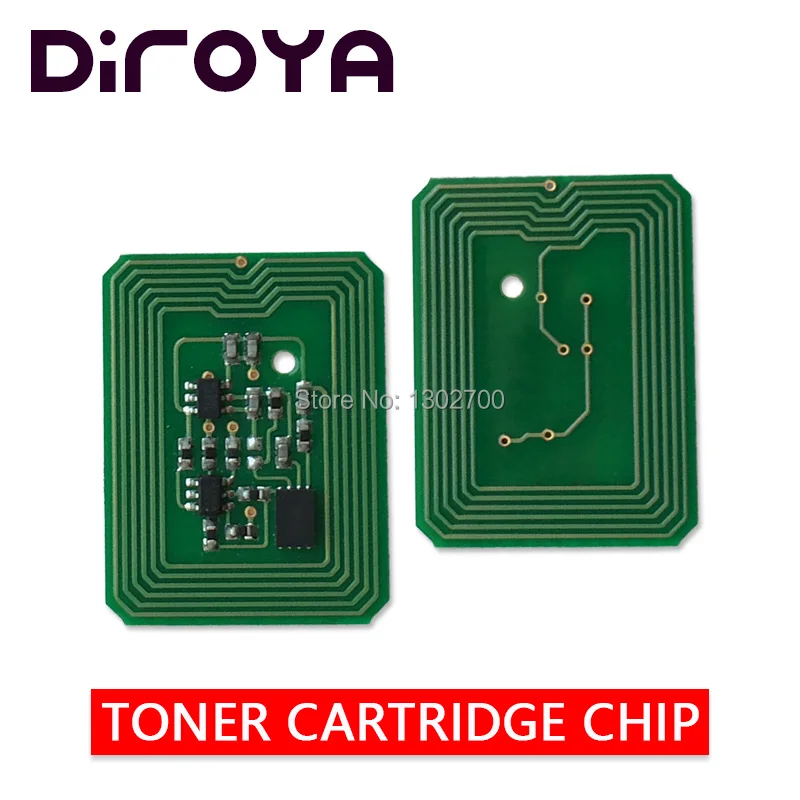 

24PCS 7K/7.3K 44059168 44059167 44059166 44059165 Toner Cartridge chip For OKI data MC851 MC861 MC 851 851+ printer powder reset