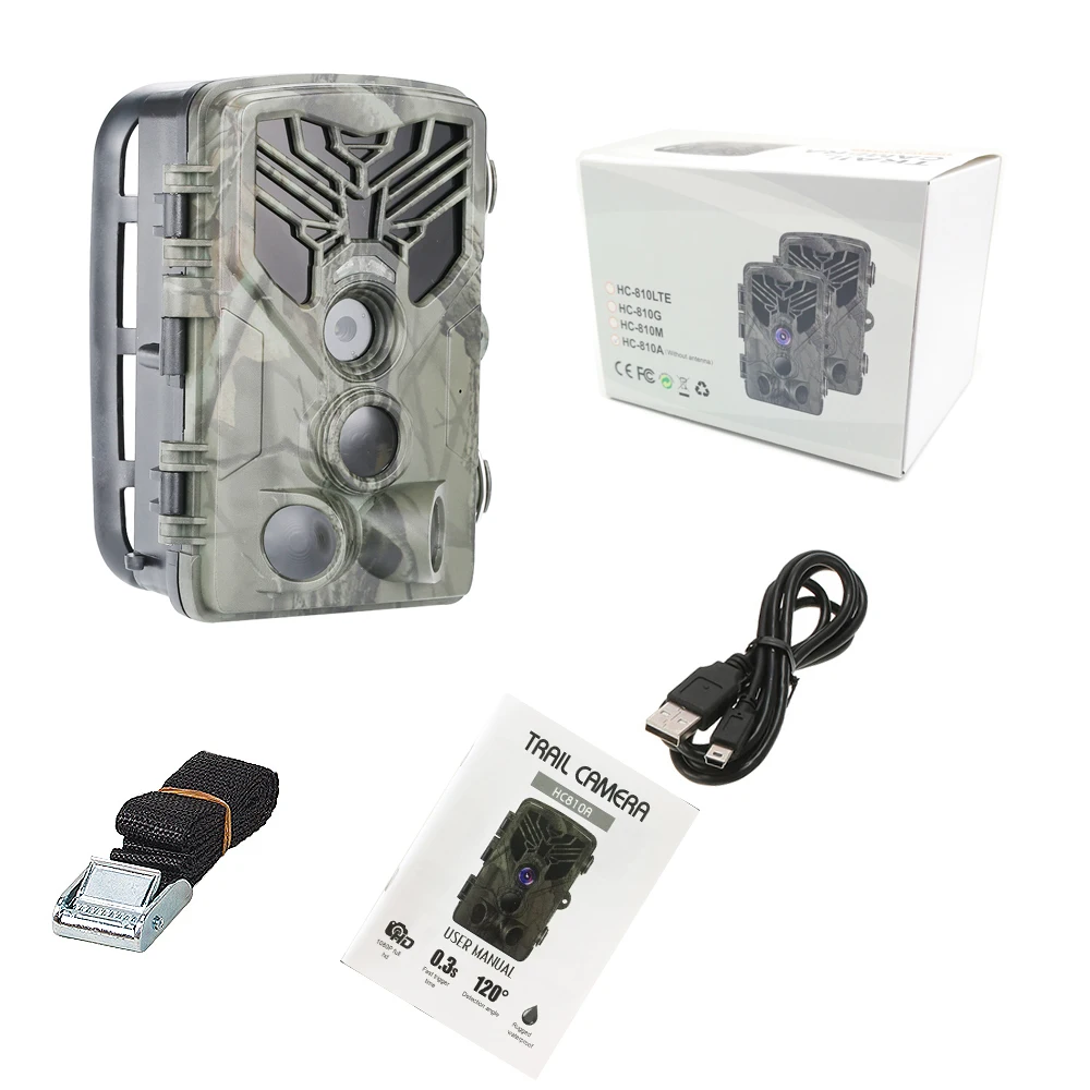 HC810A Wildkamera 16MP 1080P Infrarot-Nachtsicht Überwachungskamera Fotofalle Outdoor Wildtierkamera zur Verfolgung – Detail 3