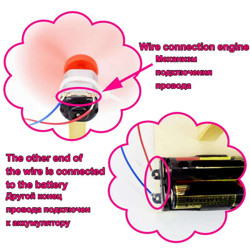 FAI DA TE fatti in casa ventilatore elettrico tecnologia di produzione di piccole assemblaggio intelligenza fatti a mano tecnologia di produzione