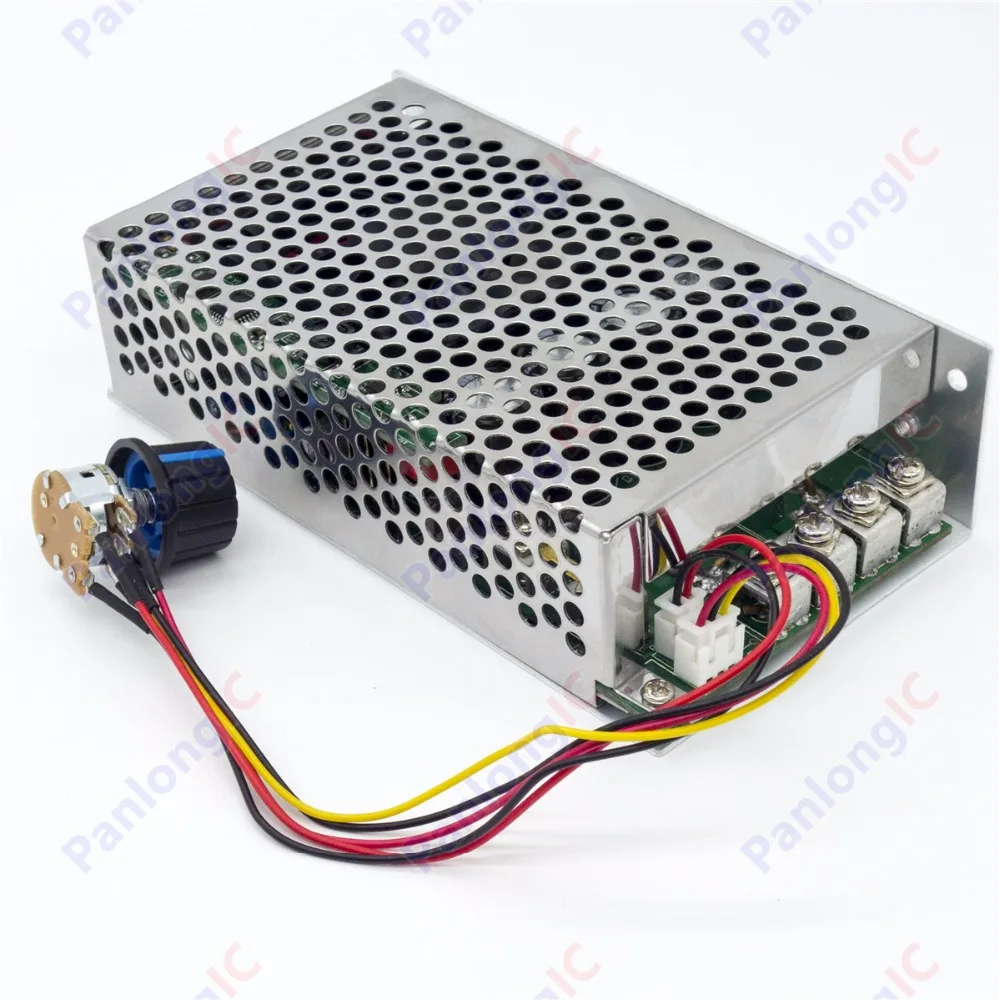 NEW 10-50V 80A DC Motor Speed Control PWM HHO RC Controller 12V 24V 36V 48V 4000W MAX High Quality With Metal Case