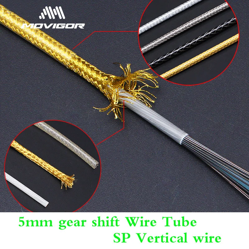 3M Weaving Bike Brake Cable Housing Universal Bicycle Shift Derailleur Line Tube 5mm MTB Road Bike Cable Line Pipe Sets