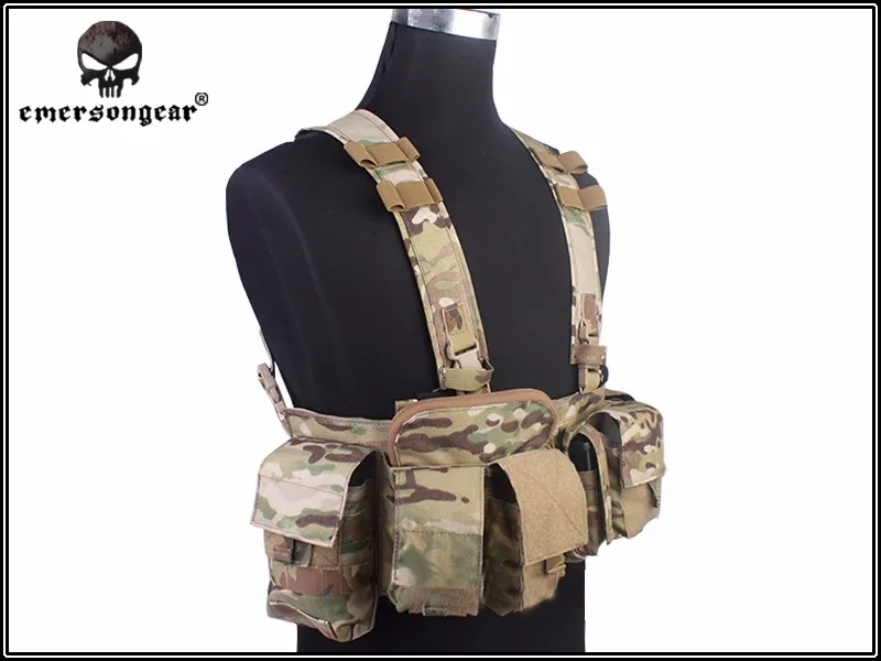 EMERSON UW Gen V Split Front Chest Rig Airsoft Military Combat Molle Vest EM7451