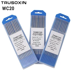 10pcs Gray Color Code 1.6/2.0/2.4/3.0/3.2/4.0*150mm  Tungsten Electrode Head Tungsten Needle/Wire for TIG Welding Machine