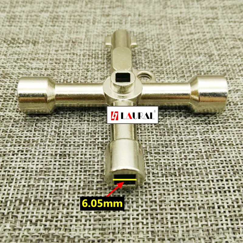 Best quality  Lock Cylinder Triangle/Four Corner Elevator Key Water Meter Front Valve Key