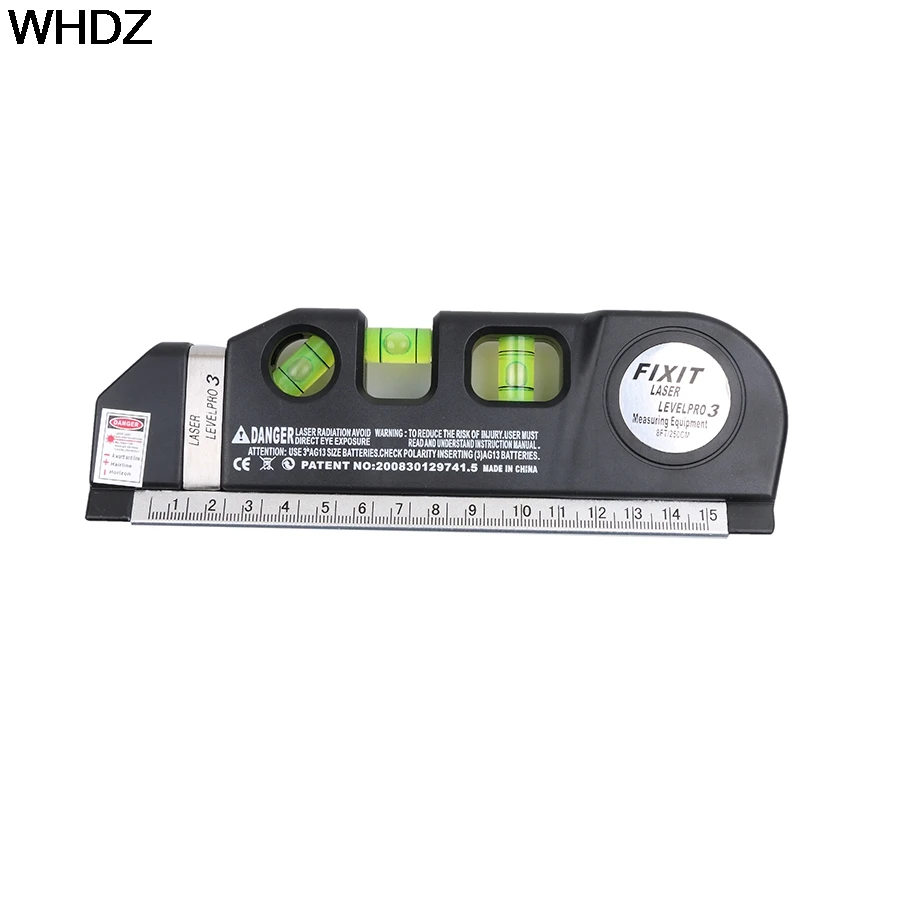 Level Laser 4 in 1 Horizontal Vertical Laser Ruler Adjusted Multifunction Measure Line laser Tape