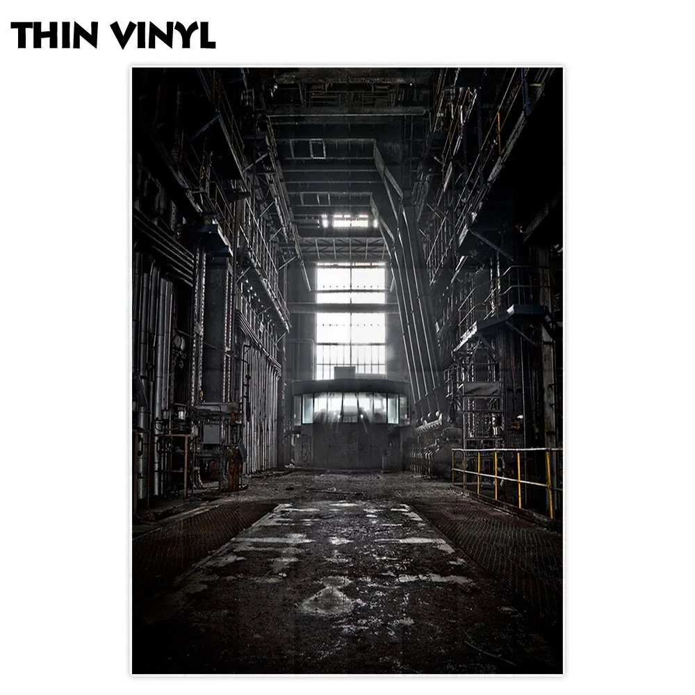 Funnytree-fondo fotográfico para estudio fotográfico, photobooth de fábrica vintage, ventana de construcción, fondo interior