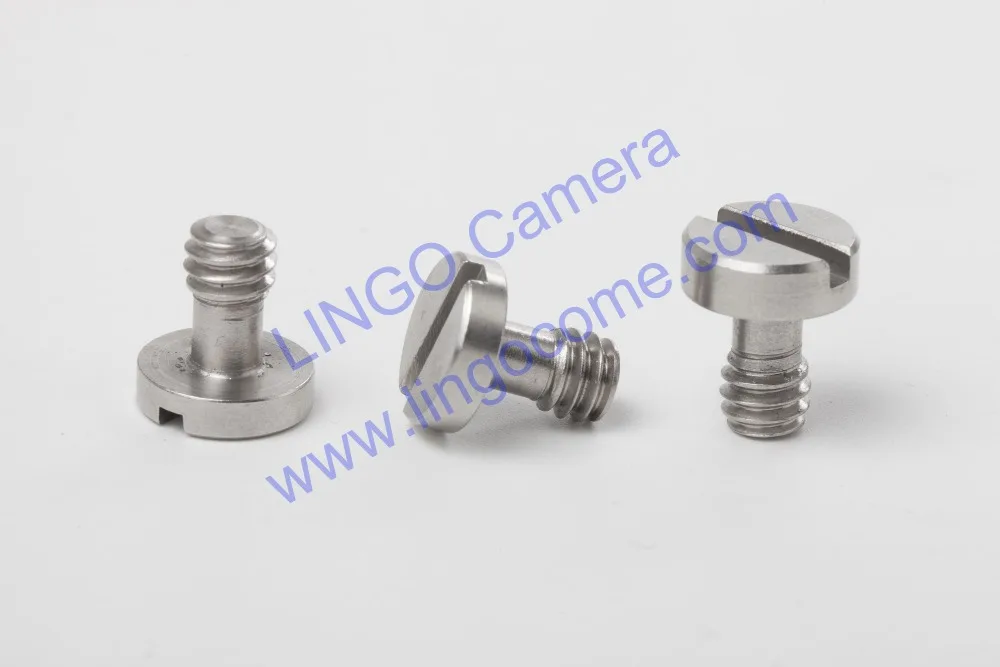 LL1505 ขายส่ง 1/4 "สกรูสำหรับกล้อง DSLR ขาตั้งกล้อง Quick Plate Silver
