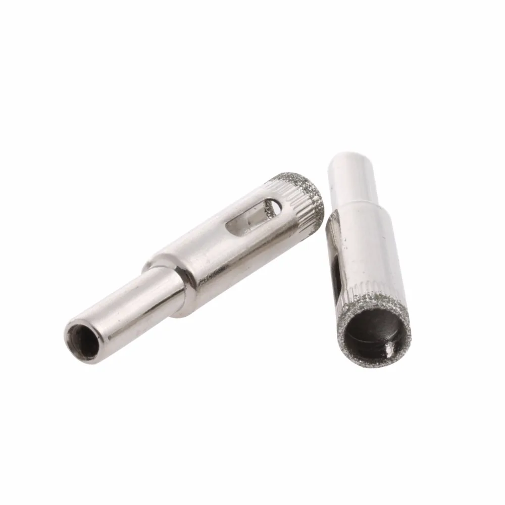 10 Chiếc 10Mm Tráng Kim Cương Nhân Khoan Lỗ Cưa Kính Cường Lực Gốm Đá Cẩm Thạch 828 Khuyến Mãi