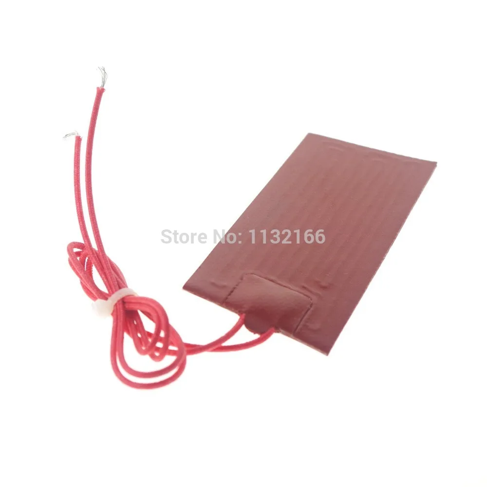 24V 40W 100*80mm Silicon Band Drum Heater Oil Biodiesel Plastic Metal Barrel Electrical Wires