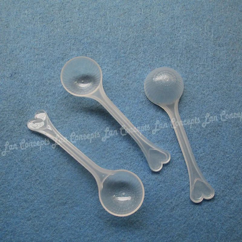 6ML / 3 gram Plastic Scoop 3g Measuring Spoon for medical powder - 1000pcs/lot wholesale