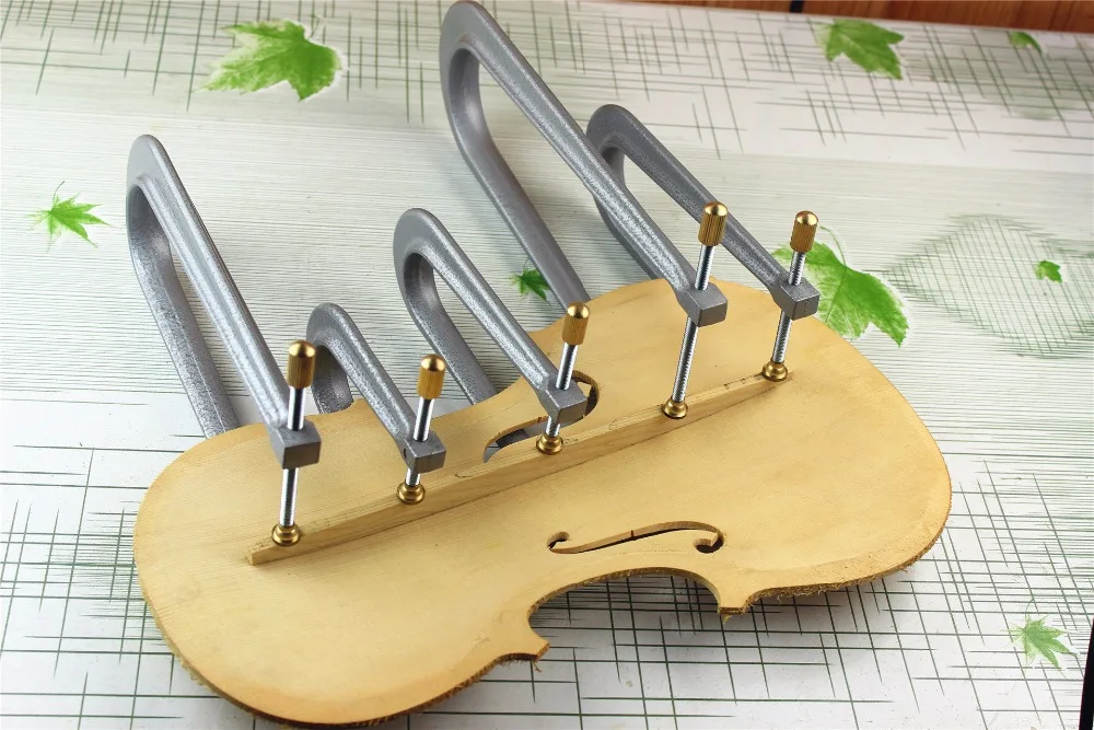 Violin/viola making tools, 1 set (5pcs) Violin/viola bass bar clamps tools