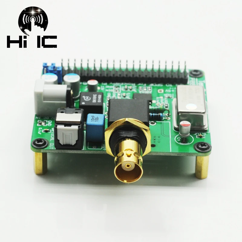 I2S Coaxial HiFi DAC DIGI Digital Audio Sound Card  WM8804G Expansion Board Decode Board Encoder for Raspberry pi pi2 B+ 3B+ 4B