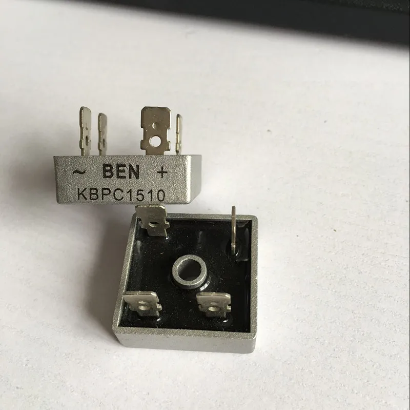 10pcs KBPC1510 Fangqiao 15A1000V SEP genuine single-phase bridge rectifier quality assurance