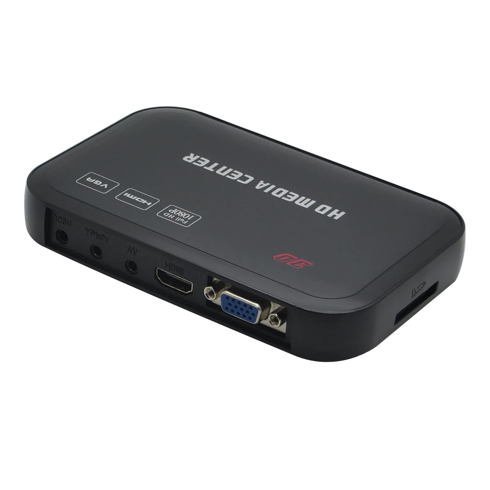 1080P Full HD Multi-function 3D Media Player Support HD VGA AV Output HD Media Center