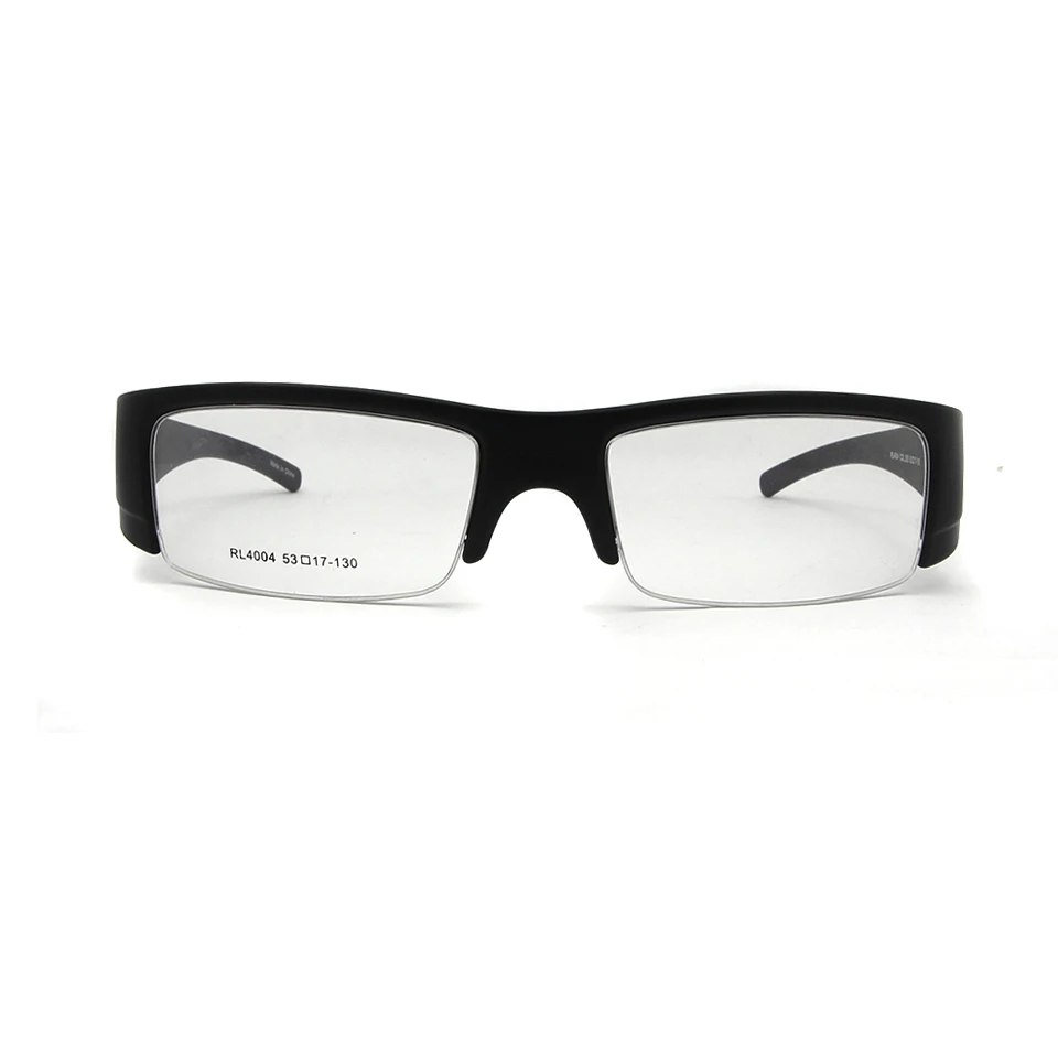 ESNBIE TR90 Spectacles Frames Male Square Half Frame Glasses Men 6 Base Designs Optical Glasses Black