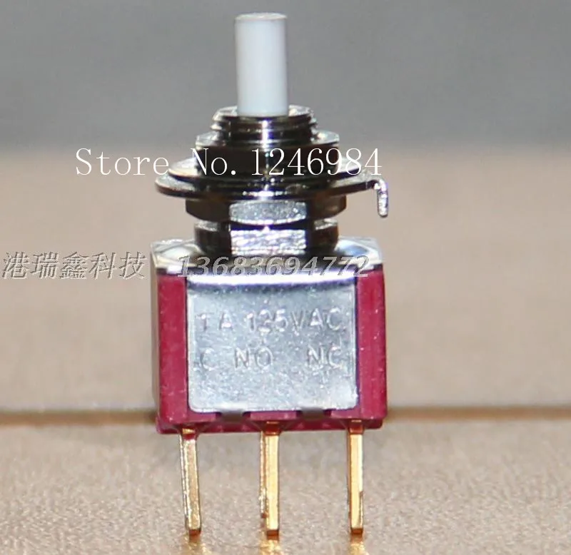 [SA]P8702 Dual 6-pin trigger button toggle switch M6.35 reset normally open normally closed without a lock button SH--50pcs/lot