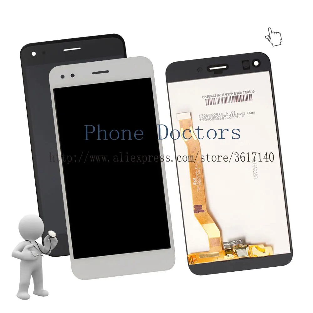 5.0'' Full LCD DIsplay + Touch Screen Digitizer Assembly For Huawei G Elite Plus SLA-L03 ; New ; Black / White / Gold ; Tracking