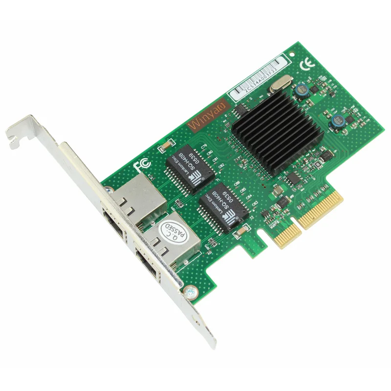 

2 Port Gigabit Ethernet Network Adapter 1000M PCIe X4 NIC Card JL82576EB Chipset