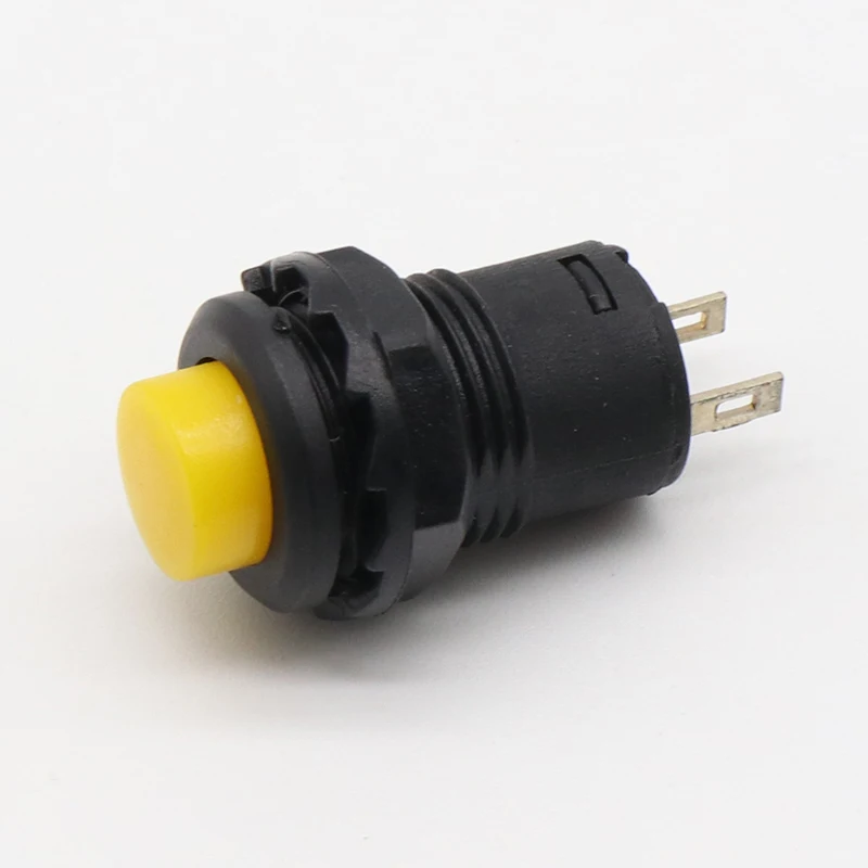 30pcs 12mm Lock Latching OFF- ON Push Button Switch maintained fixed pushbutton switches