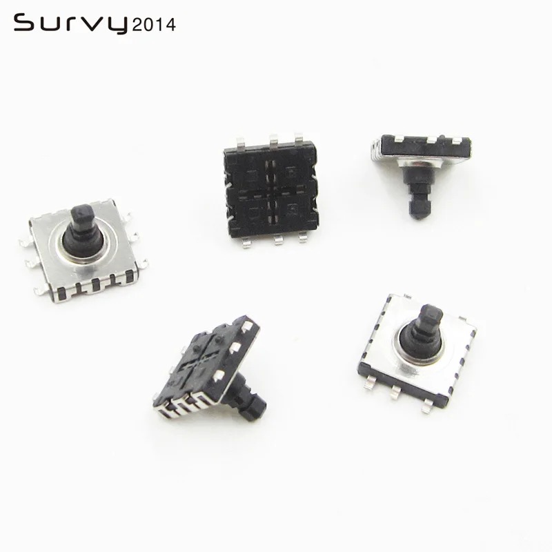 5PCS 10*10*9 Phone Arrow Navigation Key Switch Reset Button Five Directions 6 Pins Multifunction Multi-directional image 3