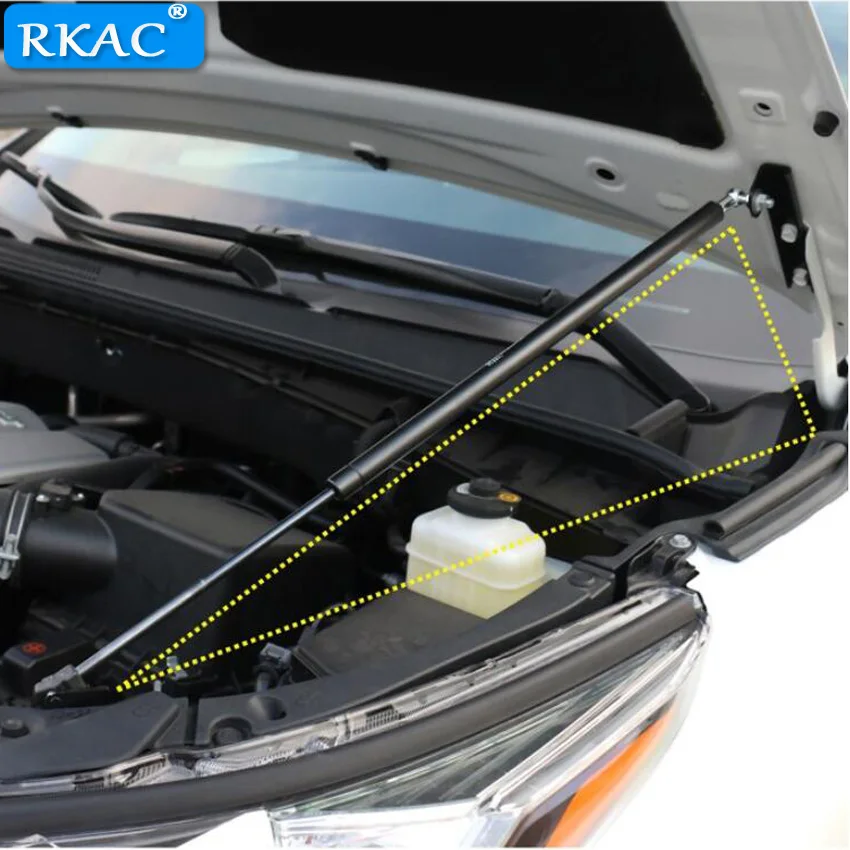 for Toyota Highlander 2007 - 2019 2TH 3TH Car Bonnet Hood Support Hydraulic Rod Strut Bars Lift Spring Shock Bracket Car Styling