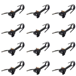 Evemodel 12pcs Model Trains HO Scale 1:87 Coupler Hook 17mm/20mm E-Z Mate Magnetic Knuckle Couplers