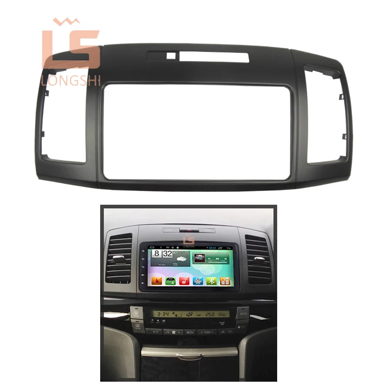 Double Din Fascia for Toyota Allion 240,2DIN Radio DVD Stereo Panel Dash Mounting Installation Trim Kit Face Frame Bezel