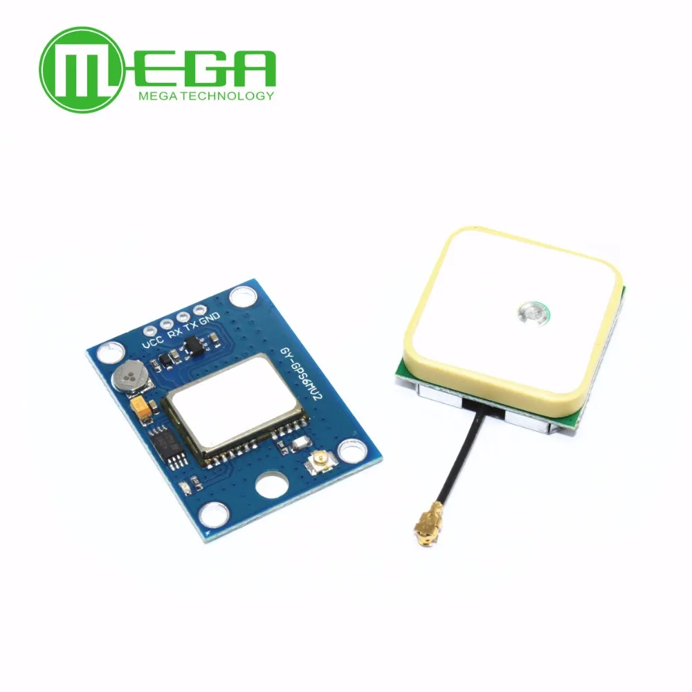 GY-NEO6MV2 New GPS Module NEO-6M NEO6MV2 With Flight Control EEPROM MWC APM2.5 Large Antenna for arduino