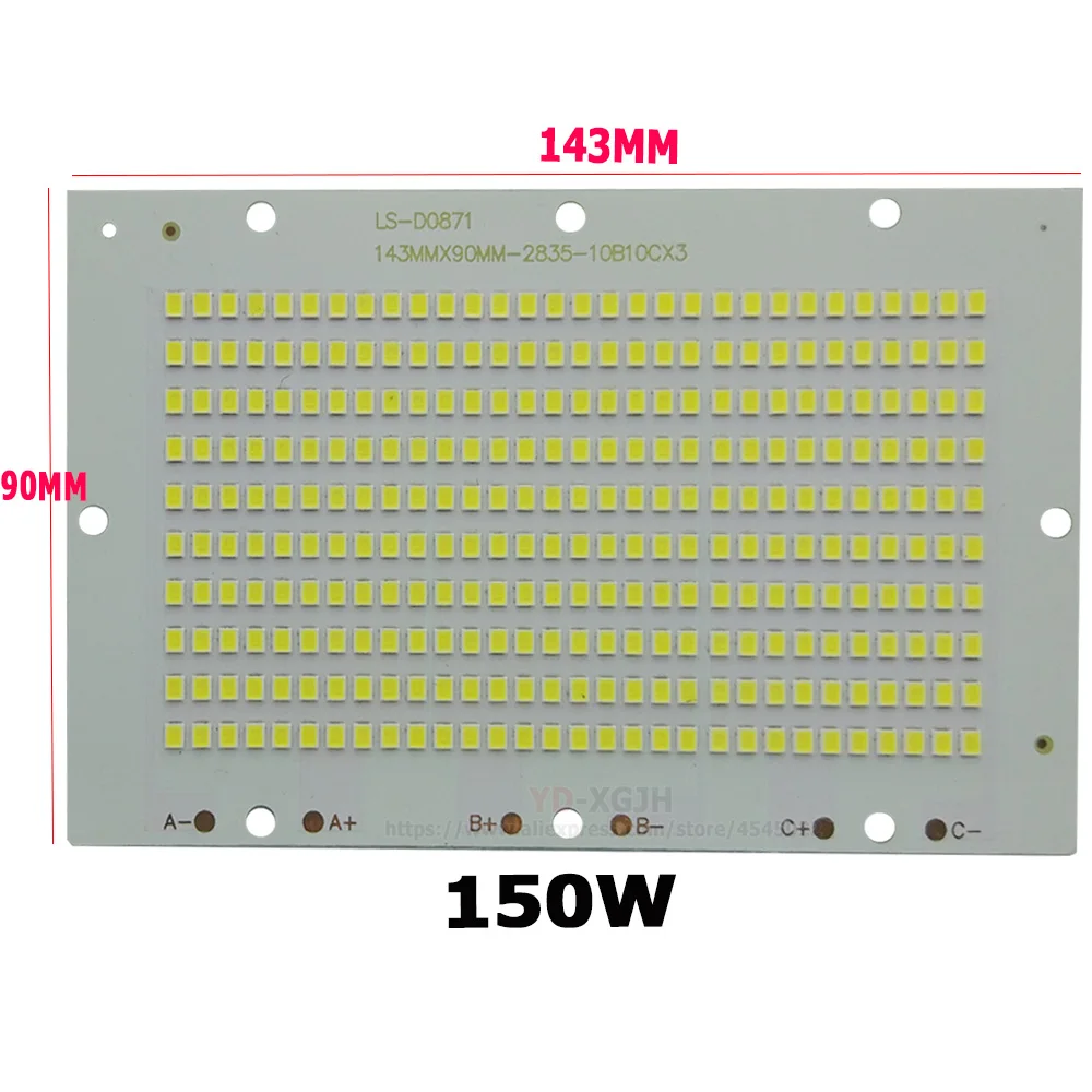 5PCS/Lot 10W 20W 30W 50W 100W 150W 200W 100% Full power new production SMD 2835 Led PCB board for lighting source led floodlight