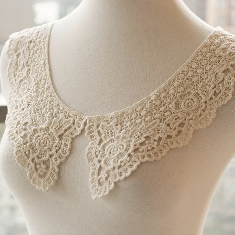 Vintage Original Lace Collar Dress Sewing Craft Neckline Sweater Neckline Collar Applique Trims Scrapbooking