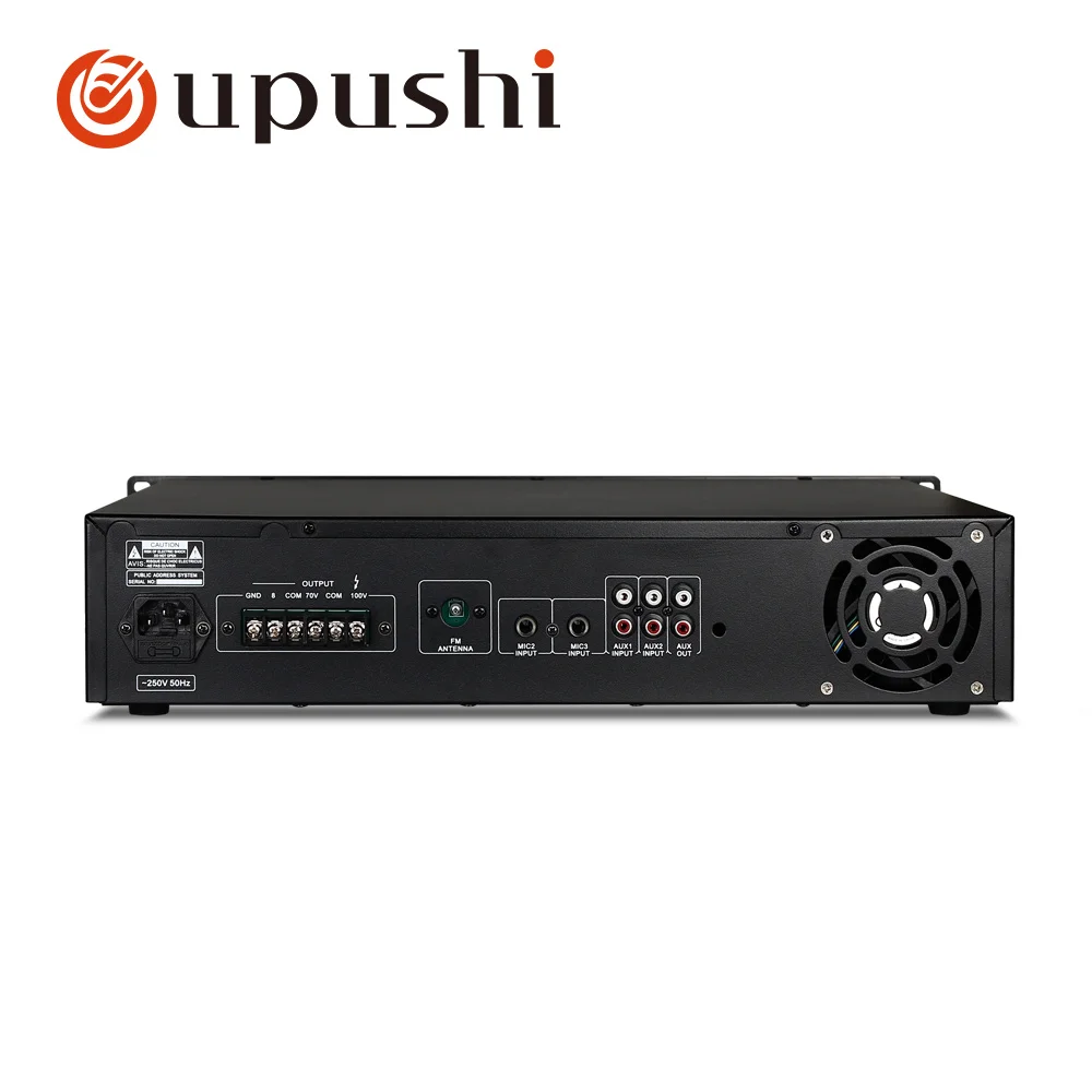 Oupushi-AMPLIFICADOR DE audio Pa con bluetooth para el hogar, sistema de sonido envolvente, compatible con control remoto, tarjeta SD USb, FM