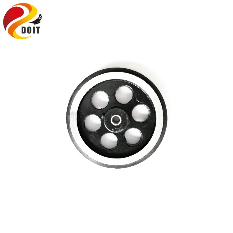 ロータリーエンコーダーゲージメーターホイールスマートロボットカーシャーシビッグトラック用ゴム付き直径95ミリメートルDIY RCおもちゃ