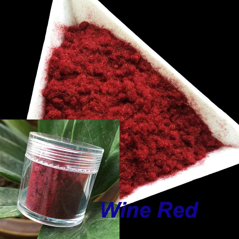 10ml/bottle Nail Glitter Wine Red Nail Decoration Fuzzy Flocking Manicure Velvet Powder Nylon Powder For 3D Candy Nail Art Tips