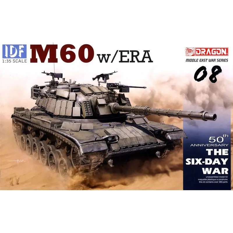 DRAGON 3581 1/35 IDF M60 w/ERA Main Battle Tank - Scale Model Kit