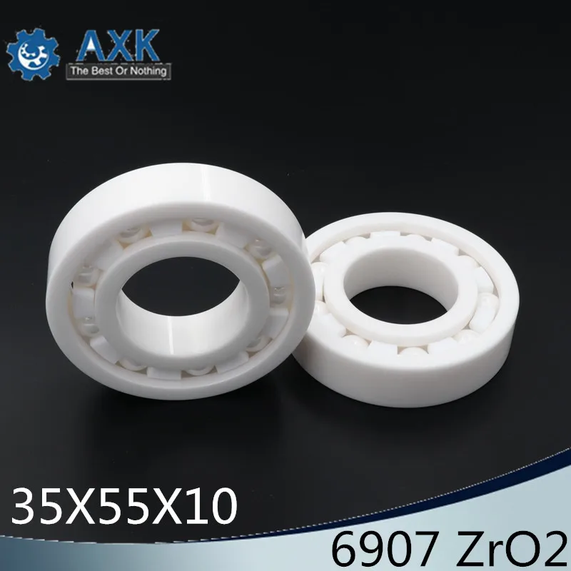 

6907 Full Ceramic Bearing ( 1 PC ) 35*55*10 mm ZrO2 Material 6907CE All Zirconia Ceramic 6907 Ball Bearings