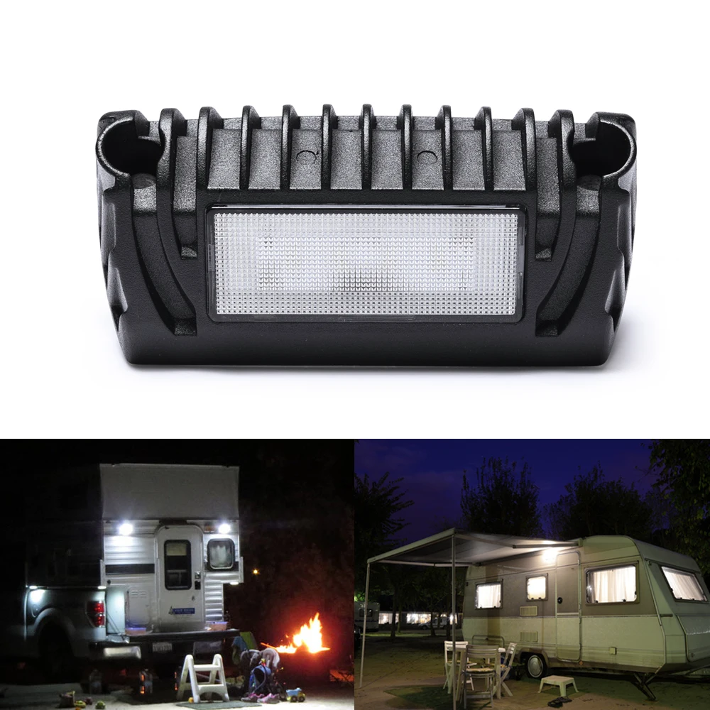 MICTUNING – lumière LED pour auvent extérieur, 1 pièce, 12V, 750 Lumen, éclairage de remplacement pour camping-car, remorques, camping-car