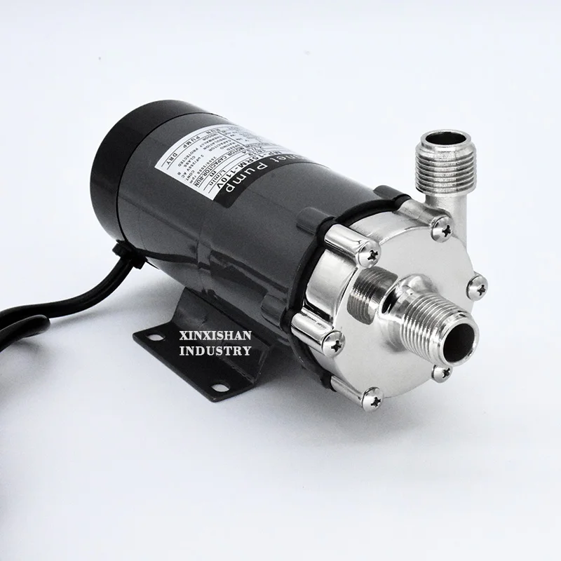 Food Grade Brewing Brewery beer Pump 110V Magnetic Drive Water Pump 15R Home brew Wort Homebrew 304 Stainless steel 140C 1/2\