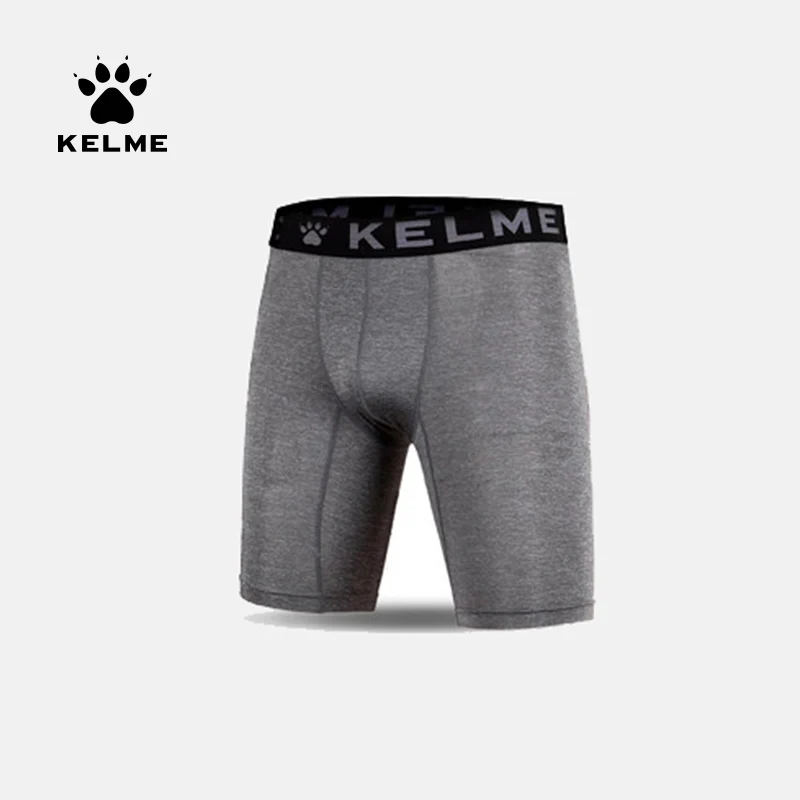 KELME Men Running  Shorts Summer Sports Compression Training Tights Fitness Breathable Quick Dry Elasticity Underwear K15Z706