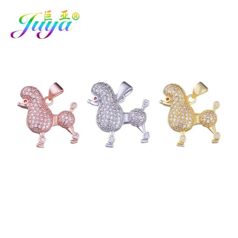 Juya 18K echt vergoldet Hamsa Hand Geldbörse Seestern Füße Sorority Pudel Katze Charms für DIY Frauen Kinder Handwerk Schmuckherstellung – Detail 8