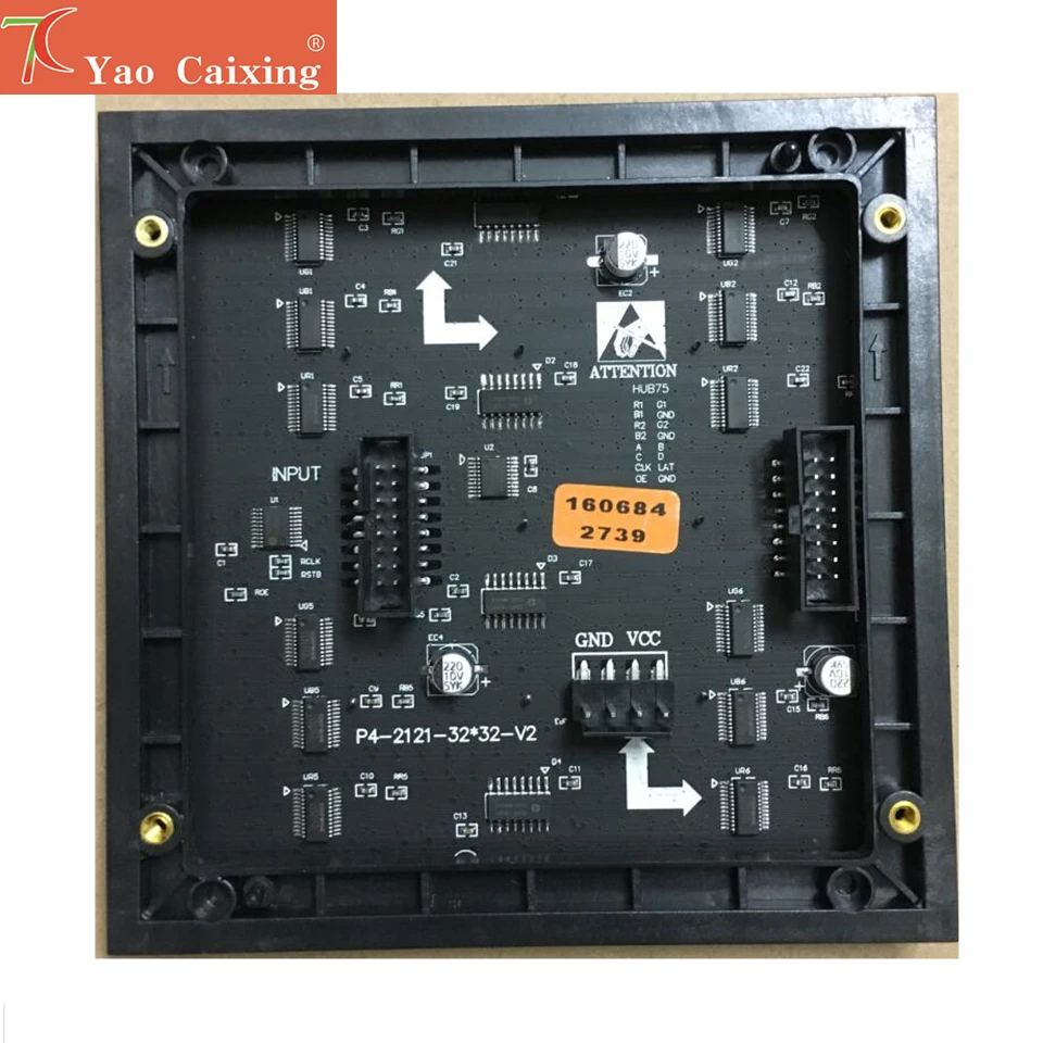 

YCX SMD P4 Rgb Full Color 128x128mm Indoor Led Screen Panel Display Module Advertising Dot Matrix Billboard