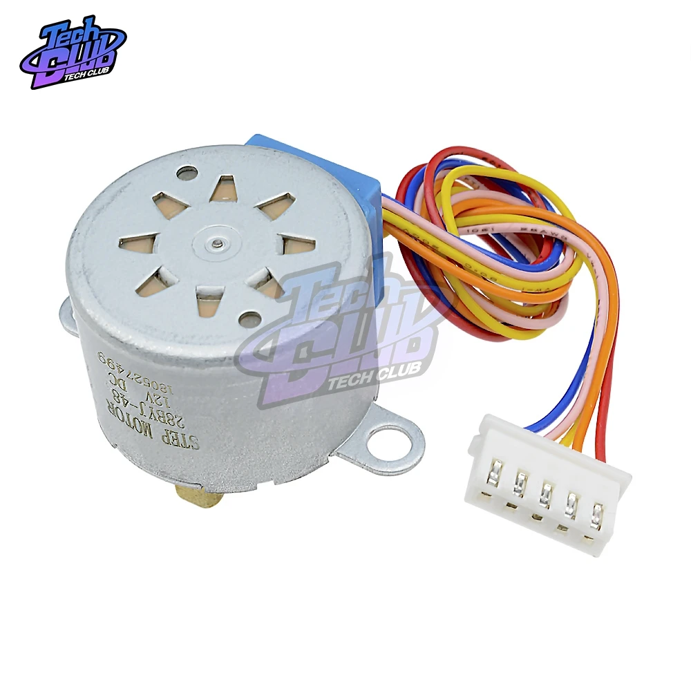 28BYJ-48 5V 12V Step Motor Reduction DC Gear Stepper Motor 4 Phase 5V 12V Step Motor Diy Kit for Arduino